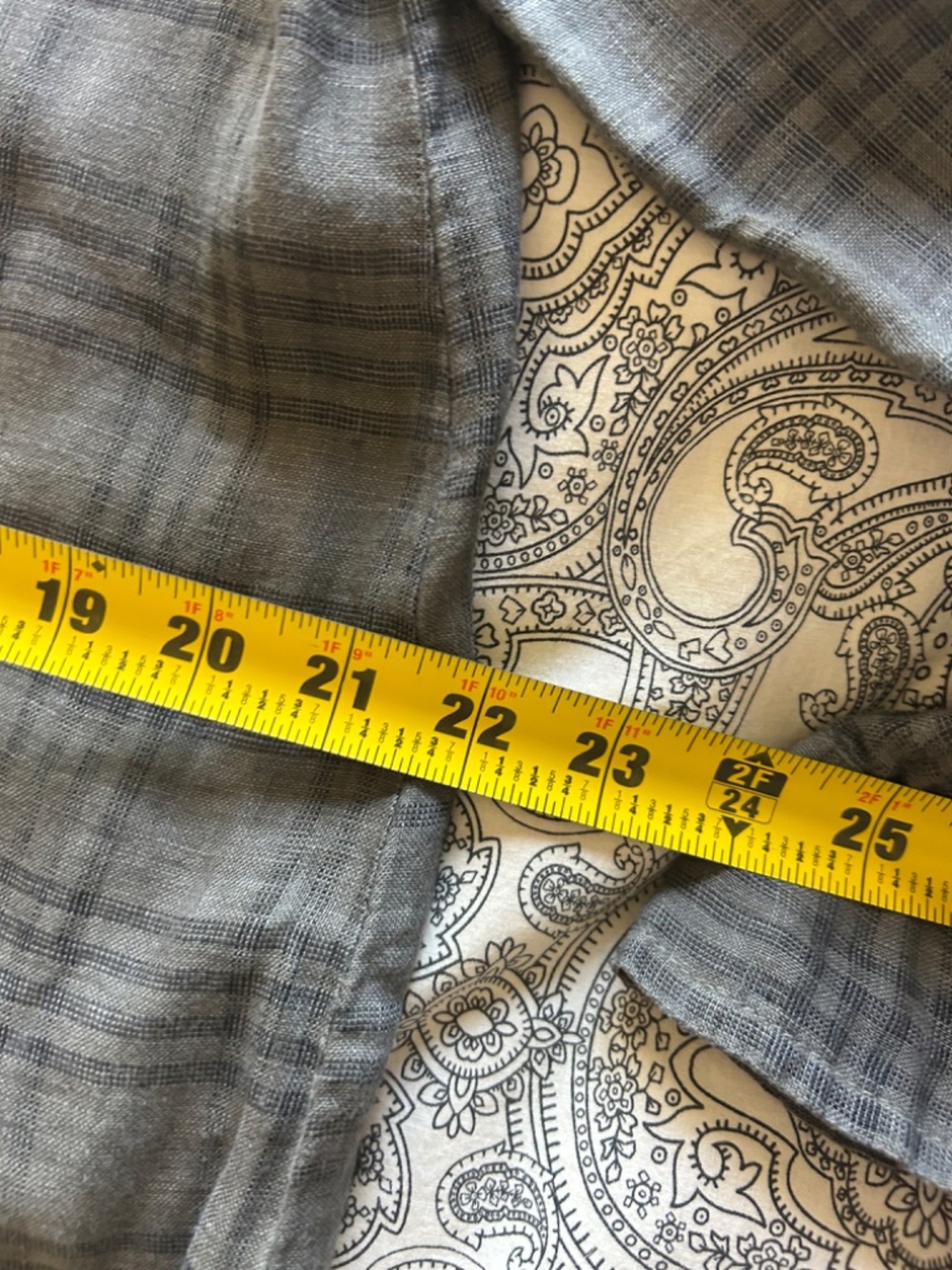 Linen Button front tunic - Picture 4 of 9